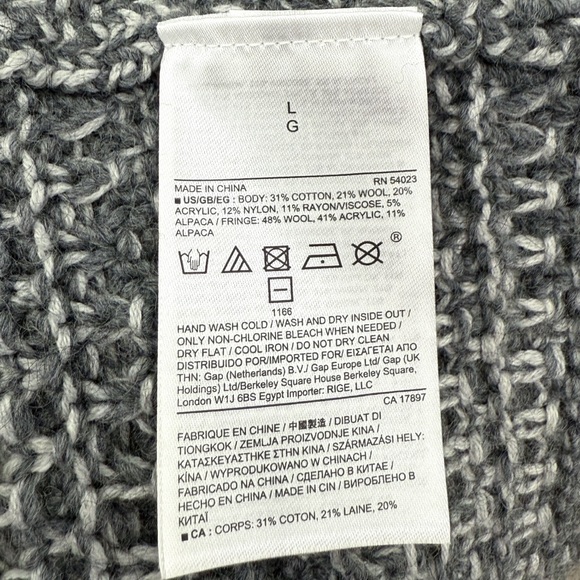 BANANA REPUBLIC Fringe Cardigan R. $168 - Picture 4 of 10